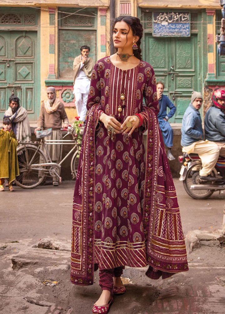 Vintage Garden By Gul Ahmed Printed Lawn Suits Unstitched 3 Piece GA23V CL-32425A - Summer Collection