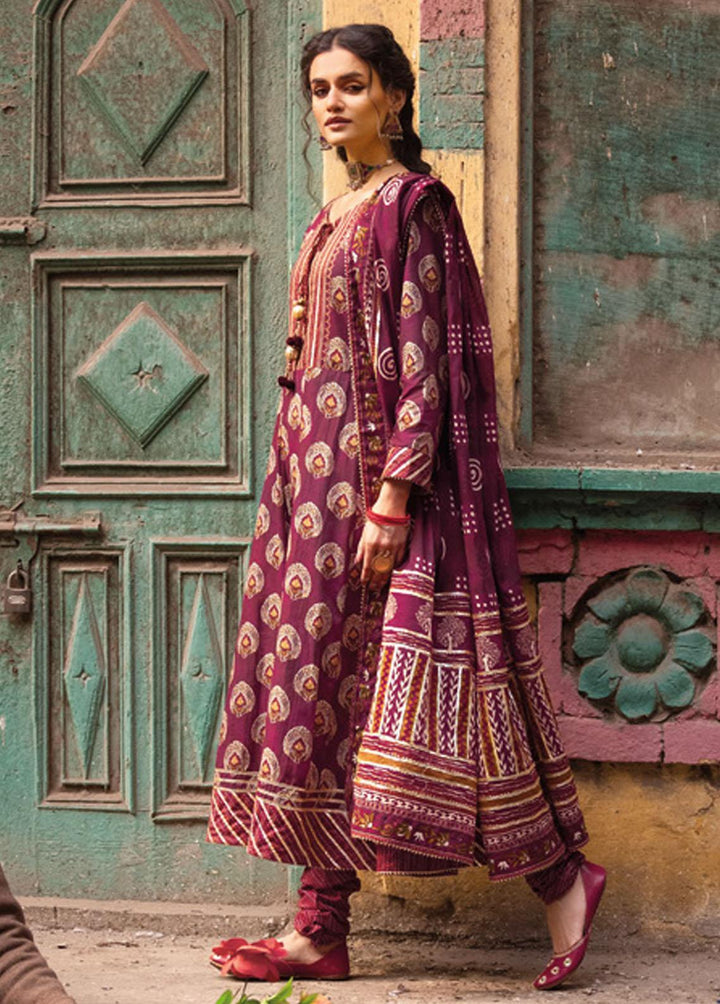 Vintage Garden By Gul Ahmed Printed Lawn Suits Unstitched 3 Piece GA23V CL-32425A - Summer Collection