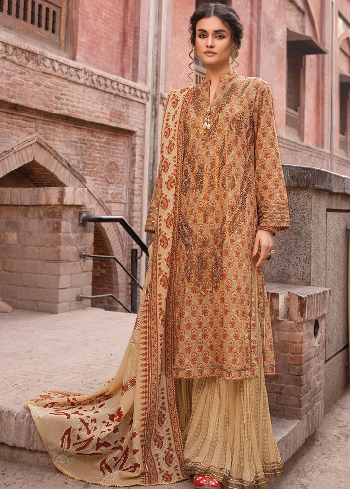 Vintage Garden By Gul Ahmed Printed Lawn Suits Unstitched 3 Piece GA23V CL-32445A - Summer Collection