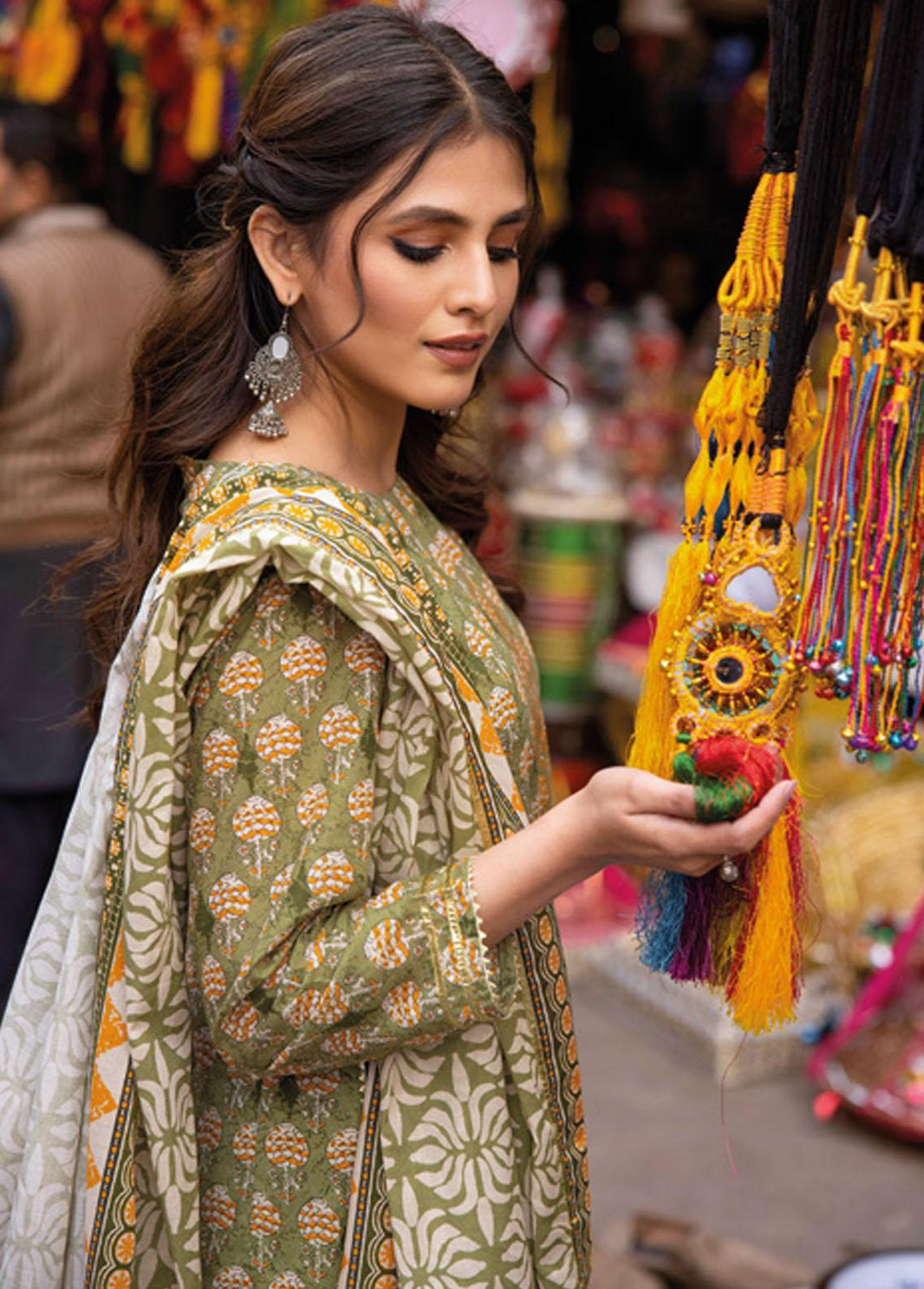 Vintage Garden By Gul Ahmed Printed Lawn Suits Unstitched 3 Piece GA23V CL-32446B - Summer Collection