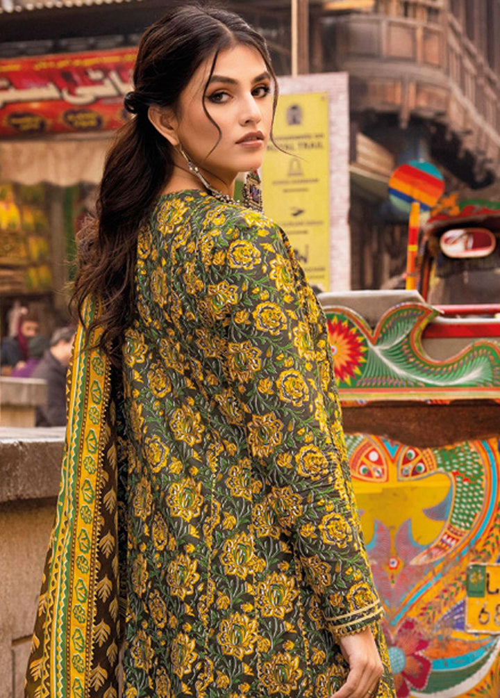 Vintage Garden By Gul Ahmed Printed Lawn Suits Unstitched 3 Piece GA23V CL-32449A - Summer Collection