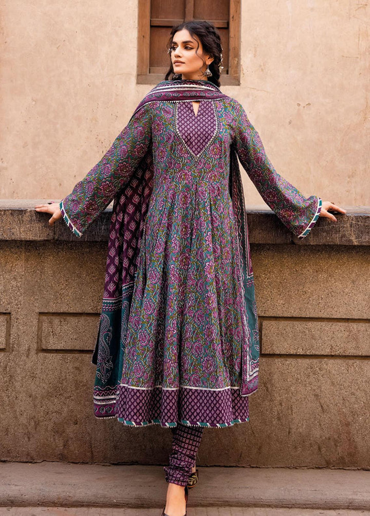 Vintage Garden By Gul Ahmed Printed Lawn Suits Unstitched 3 Piece GA23V CL-32449B - Summer Collection