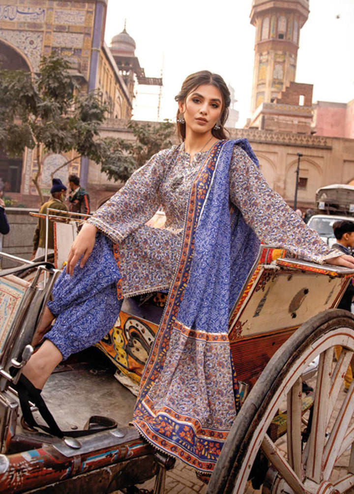 Vintage Garden By Gul Ahmed Printed Lawn Suits Unstitched 3 Piece GA23V CL-32462A - Summer Collection