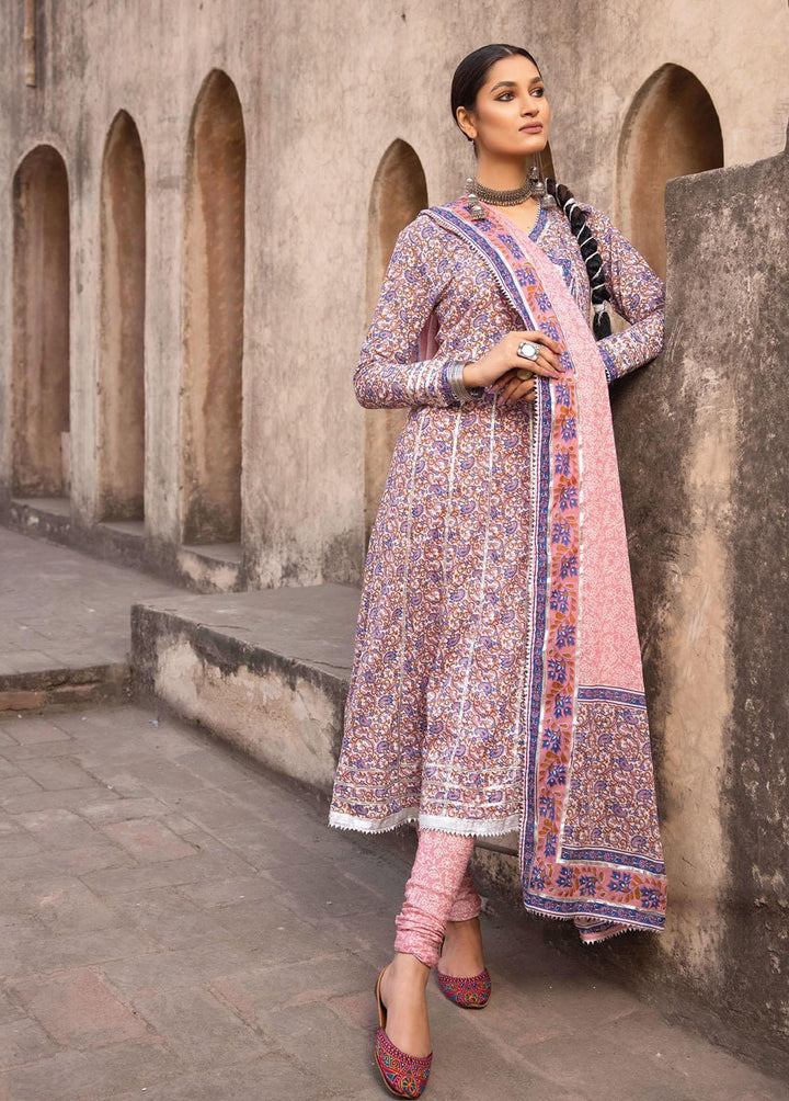 Vintage Garden By Gul Ahmed Printed Lawn Suits Unstitched 3 Piece GA23V CL-32462B - Summer Collection