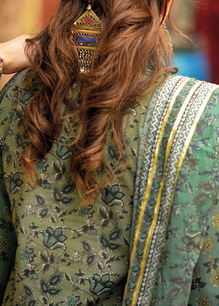 Vintage Garden By Gul Ahmed Printed Lawn Suits Unstitched 3 Piece GA23V CL-32463A - Summer Collection