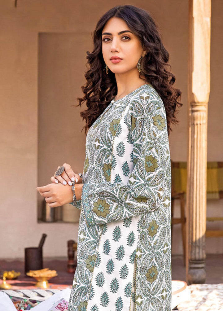 Vintage Garden By Gul Ahmed Printed Lawn Suits Unstitched 2 Piece GA23V TL-32025A - Summer Collection