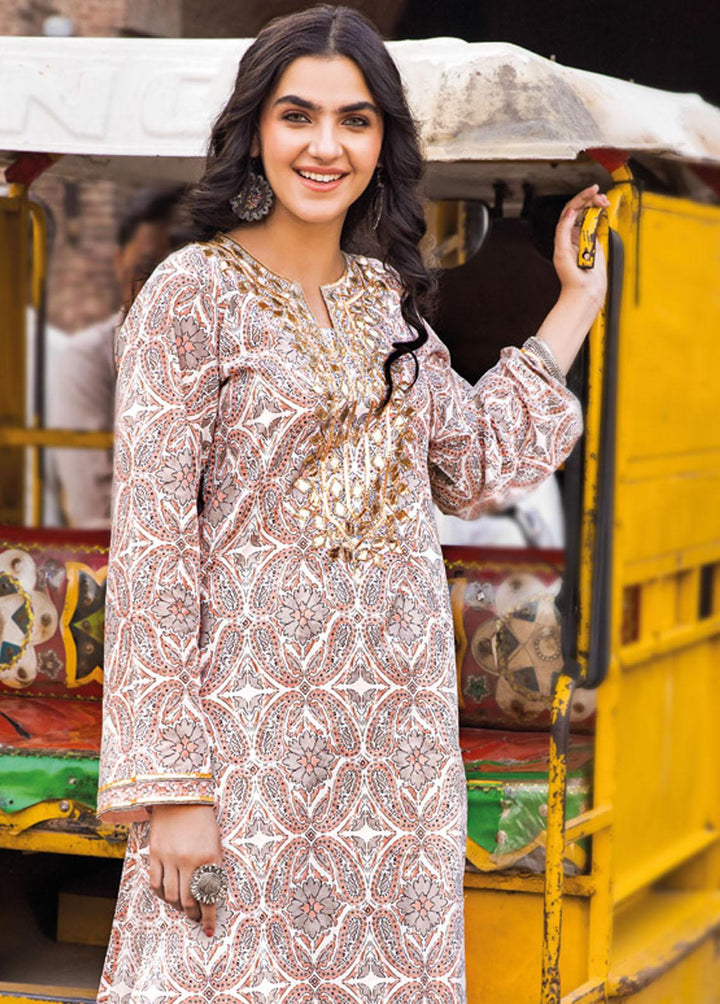 Vintage Garden By Gul Ahmed Printed Lawn Suits Unstitched 2 Piece GA23V TL-32025B - Summer Collection