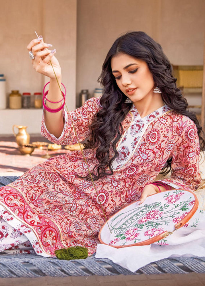 Vintage Garden By Gul Ahmed Printed Lawn Suits Unstitched 2 Piece GA23V TL-32026B - Summer Collection