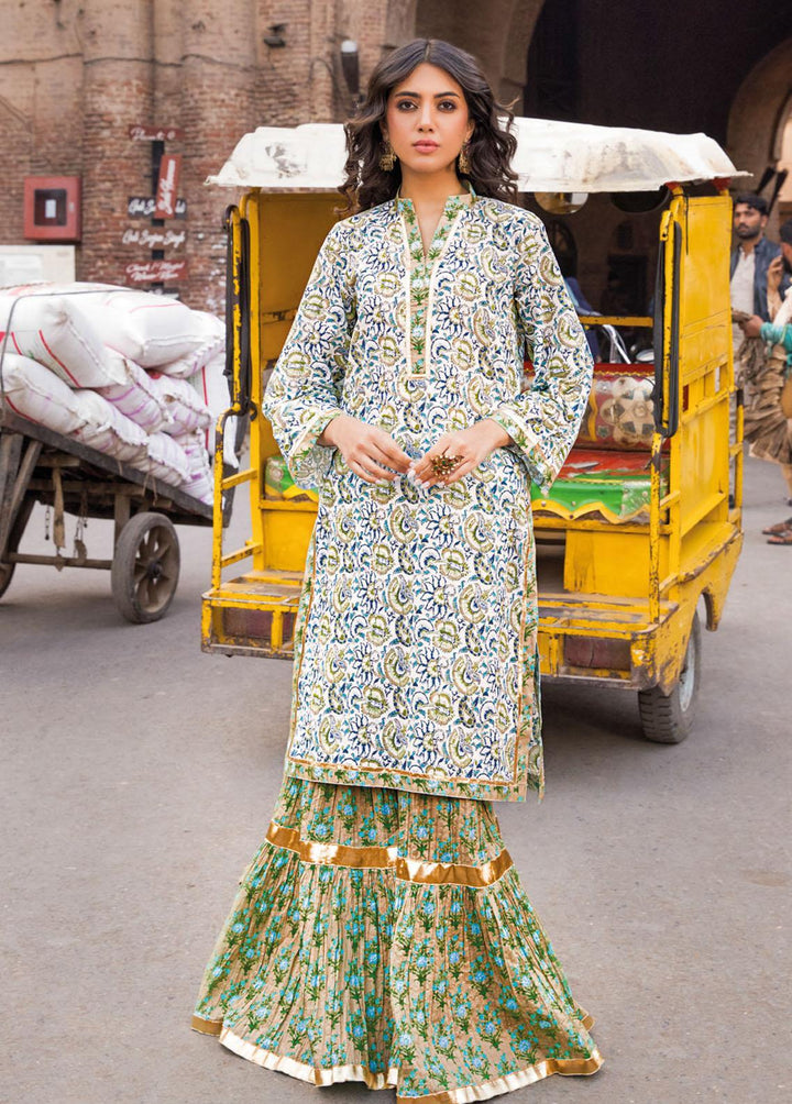 Vintage Garden By Gul Ahmed Printed Lawn Suits Unstitched 2 Piece GA23V TL-32028A - Summer Collection