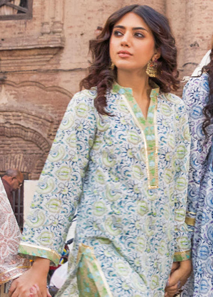 Vintage Garden By Gul Ahmed Printed Lawn Suits Unstitched 2 Piece GA23V TL-32028A - Summer Collection