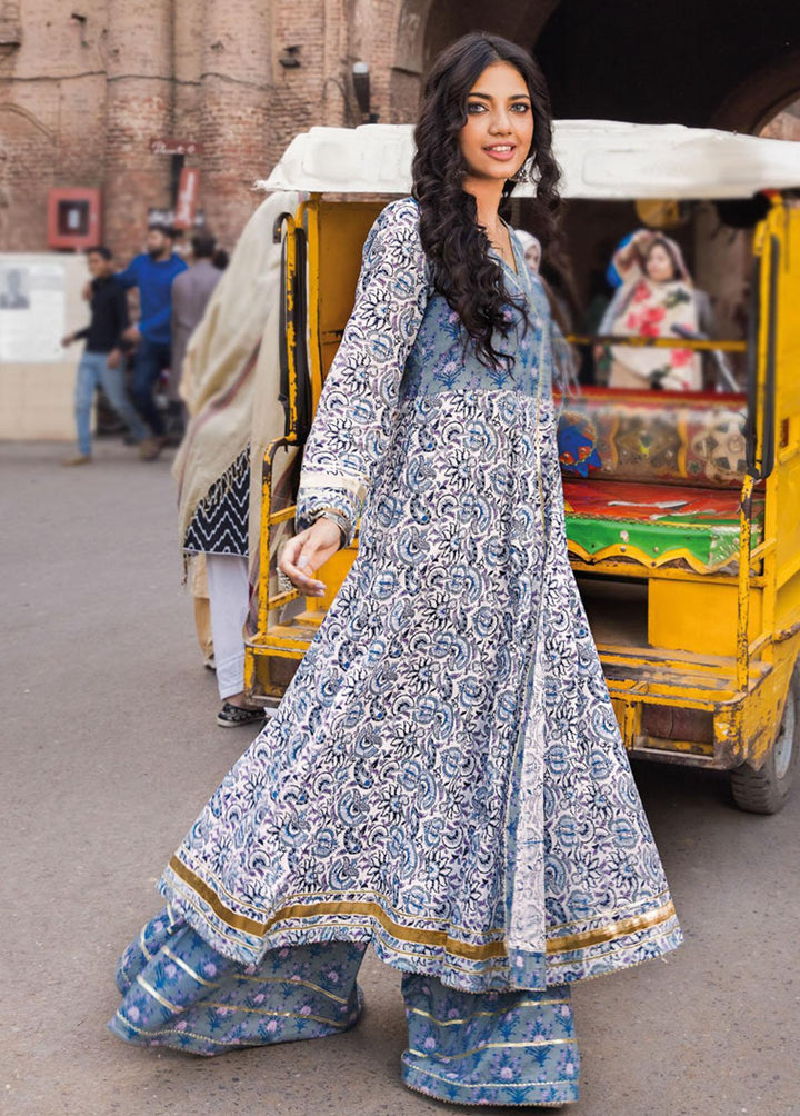 Vintage Garden By Gul Ahmed Printed Lawn Suits Unstitched 2 Piece GA23V TL-32028B - Summer Collection