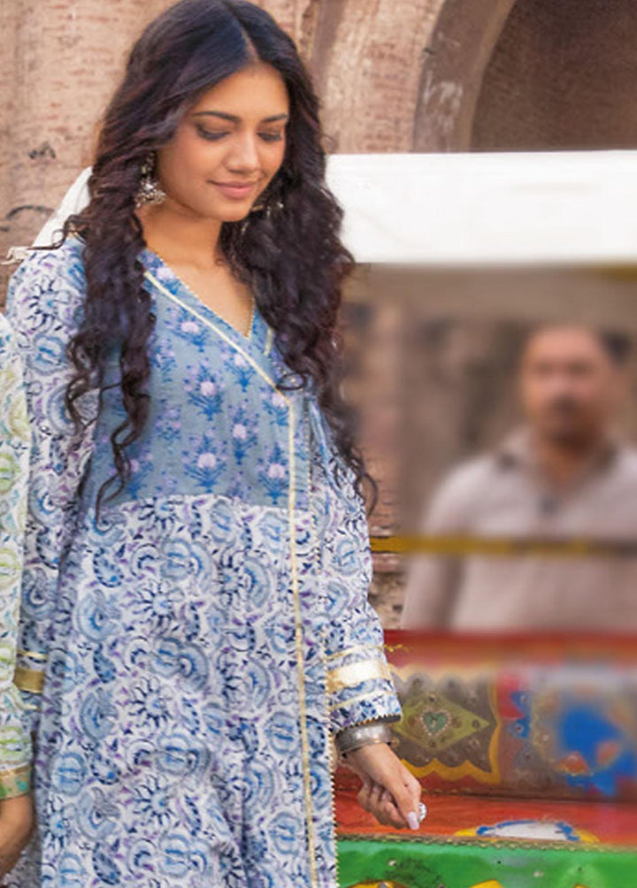 Vintage Garden By Gul Ahmed Printed Lawn Suits Unstitched 2 Piece GA23V TL-32028B - Summer Collection