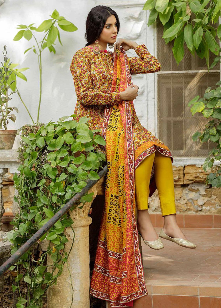 Vintage By Gul Ahmed Printed Lawn Suits Unstitched 3 Piece GA22V CL-22120 - Summer Collection