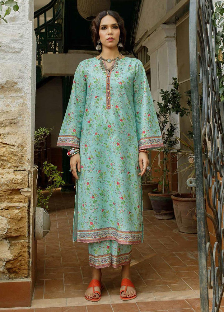 Vintage By Gul Ahmed Printed Lawn Suits Unstitched Kurti GA22V SL-22002 - Summer Collection