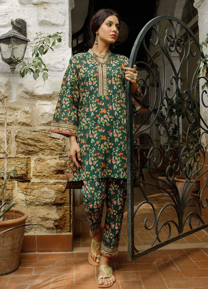 Vintage By Gul Ahmed Printed Lawn Suits Unstitched Kurti GA22V SL-22004 - Summer Collection
