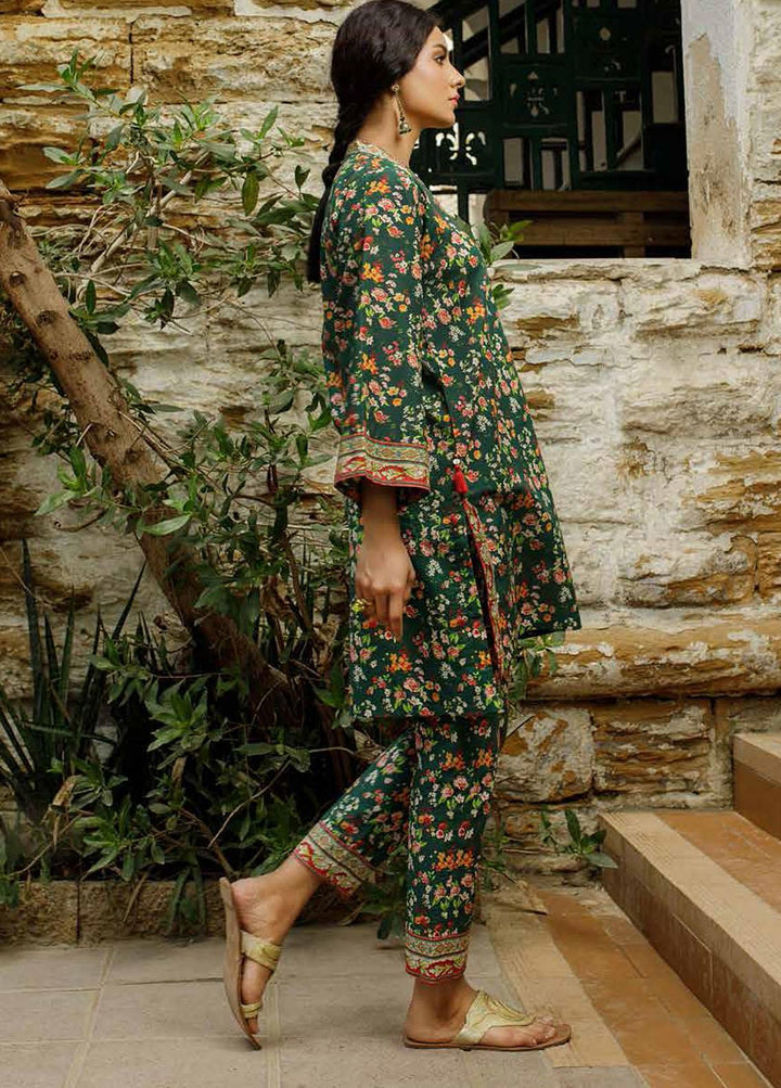 Vintage By Gul Ahmed Printed Lawn Suits Unstitched Kurti GA22V SL-22004 - Summer Collection