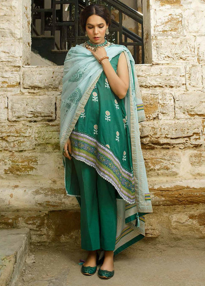 Vintage By Gul Ahmed Printed Lawn Suits Unstitched 2 Piece GA22V TL-22022 - Summer Collection