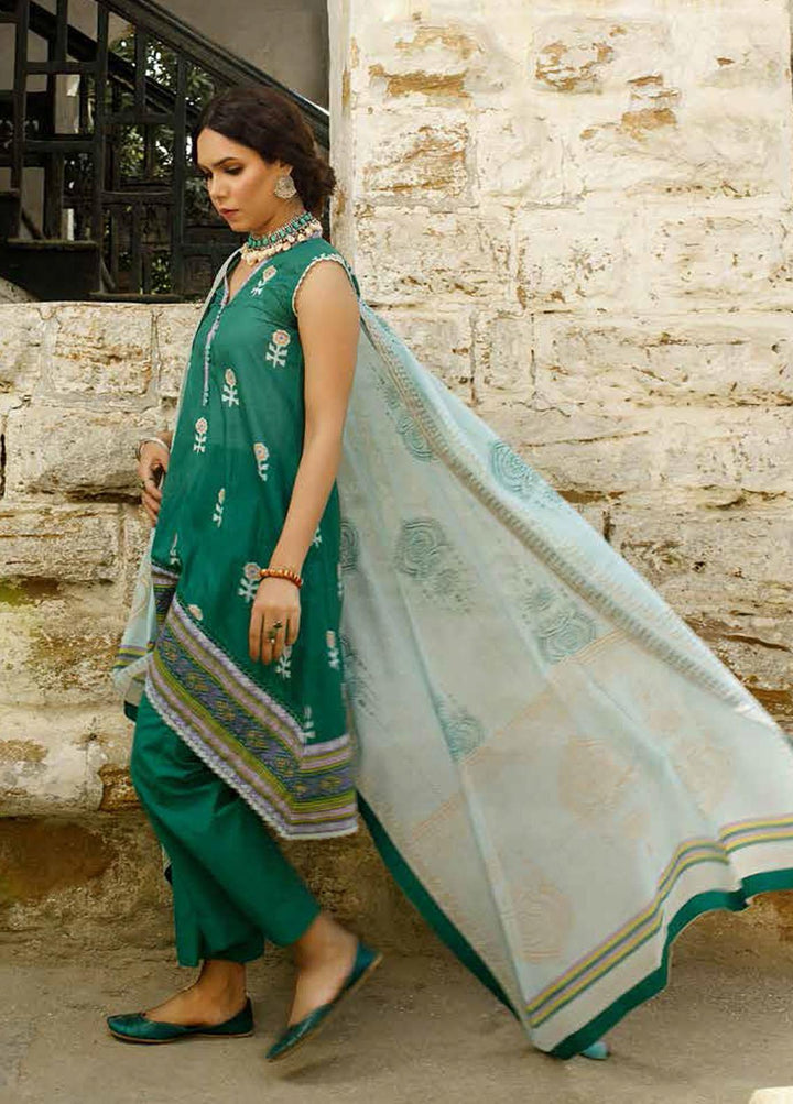 Vintage By Gul Ahmed Printed Lawn Suits Unstitched 2 Piece GA22V TL-22022 - Summer Collection