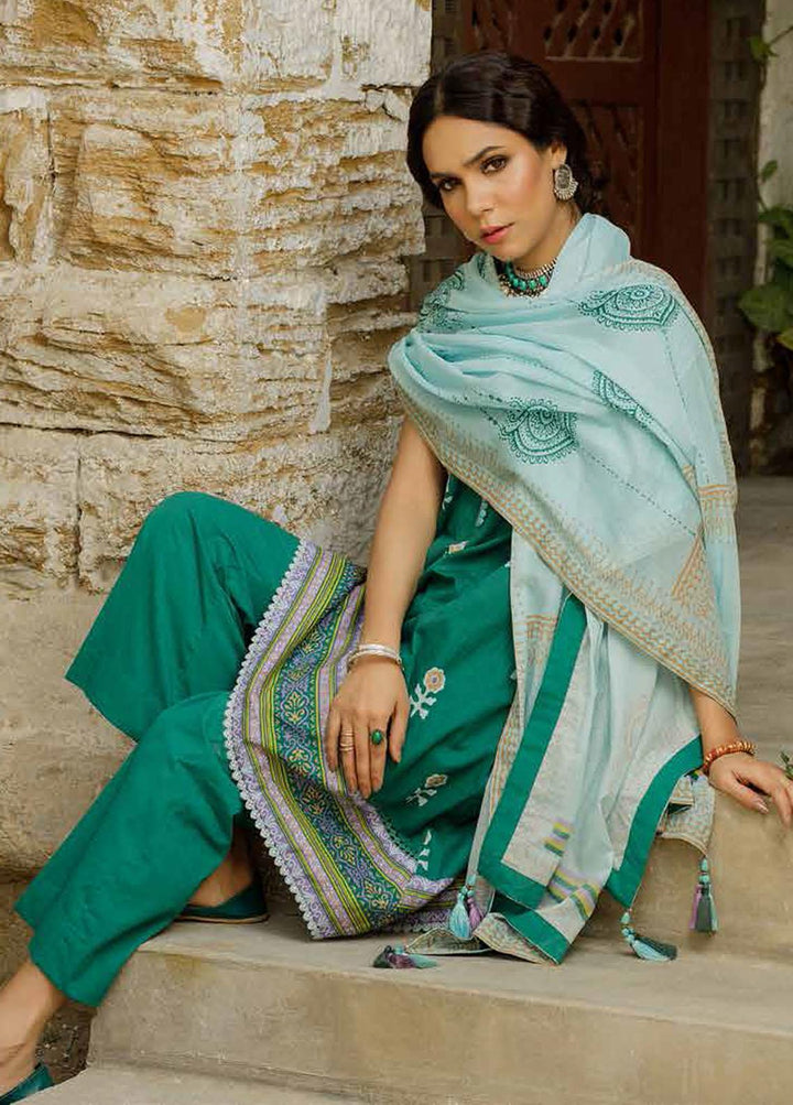 Vintage By Gul Ahmed Printed Lawn Suits Unstitched 2 Piece GA22V TL-22022 - Summer Collection