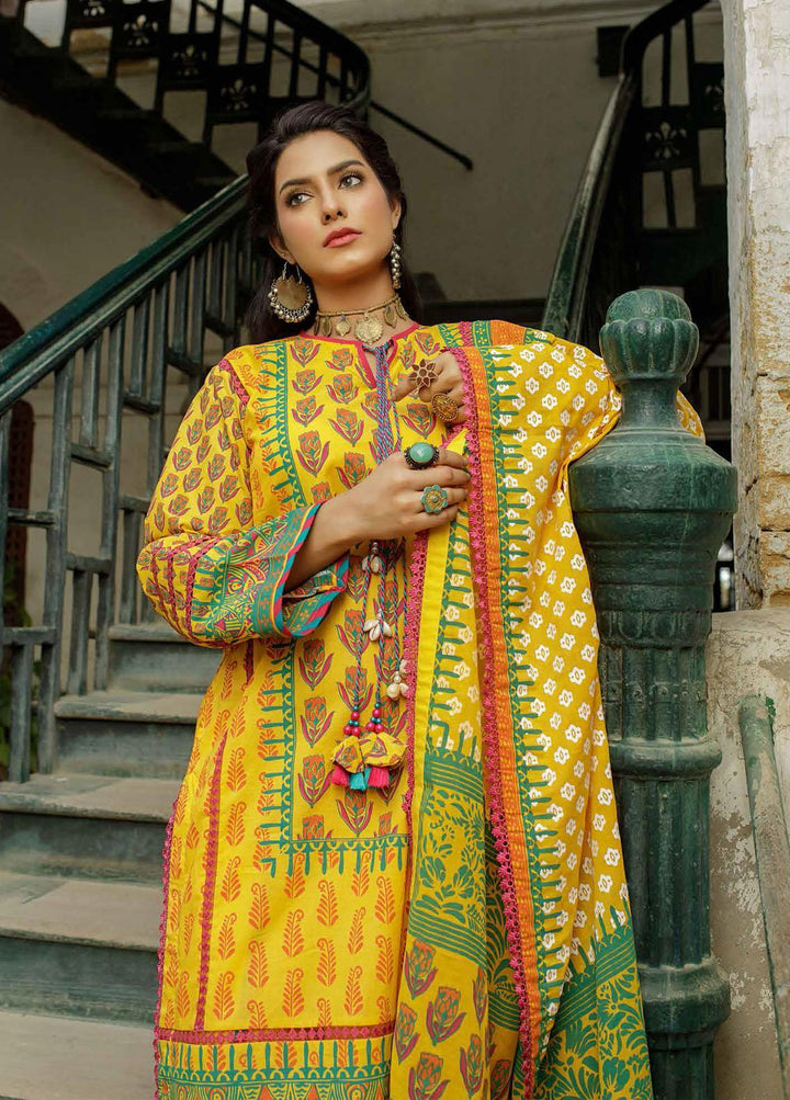 Vintage By Gul Ahmed Printed Lawn Suits Unstitched 2 Piece GA22V TL-22024 - Summer Collection