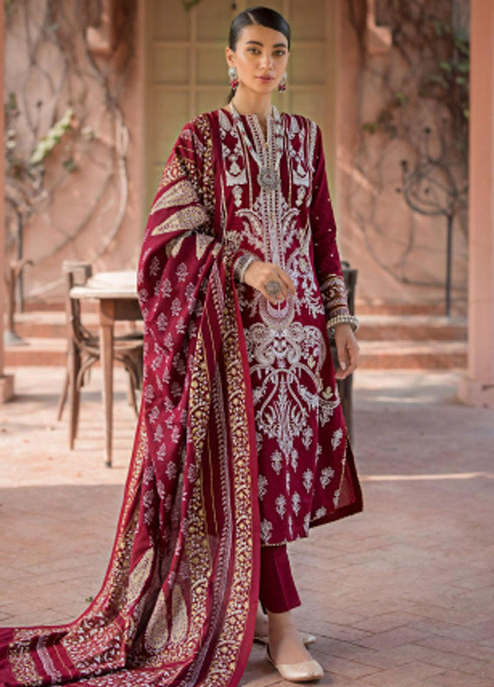 Gul Ahmed Embroidered Pashmina Suits Unstitched 3 Piece GA23WB AP 32074 - Winter Collection