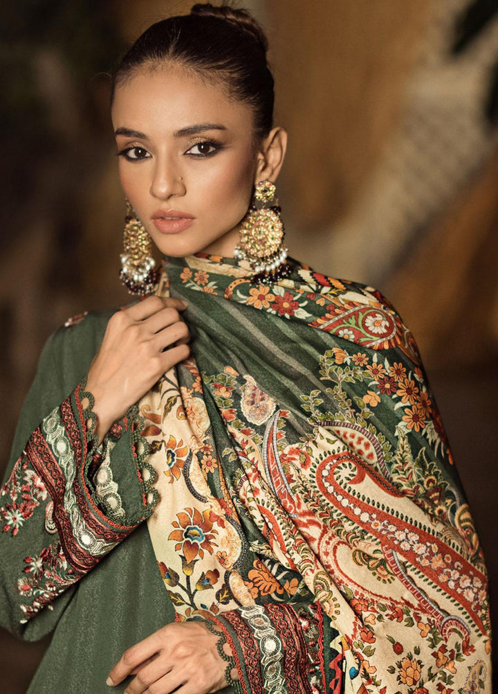 Gul Ahmed Embroidered Karandi Suits Unstitched 3 Piece GA23WB AY 32018 - Winter Collection