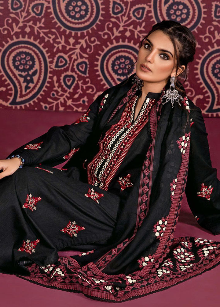 Gul Ahmed Embroidered Cotton Net Suits Unstitched 3 Piece GA23WB CN 32030 - Winter Collection