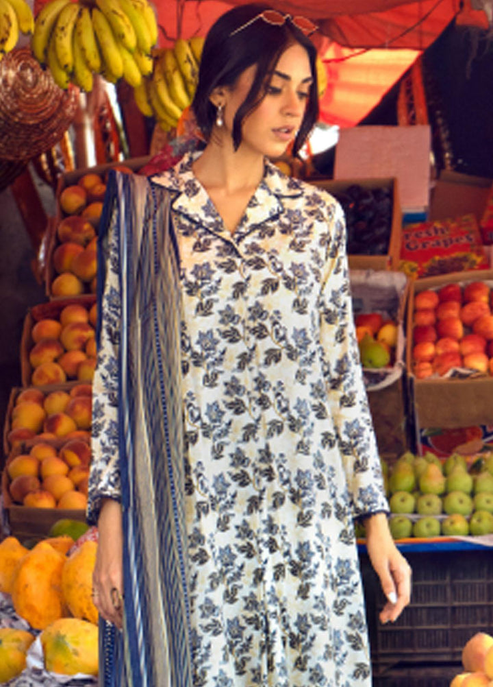 Gul Ahmed Embroidered Linen Suits Unstitched 3 Piece GA23WB LT 32011 A - Winter Collection