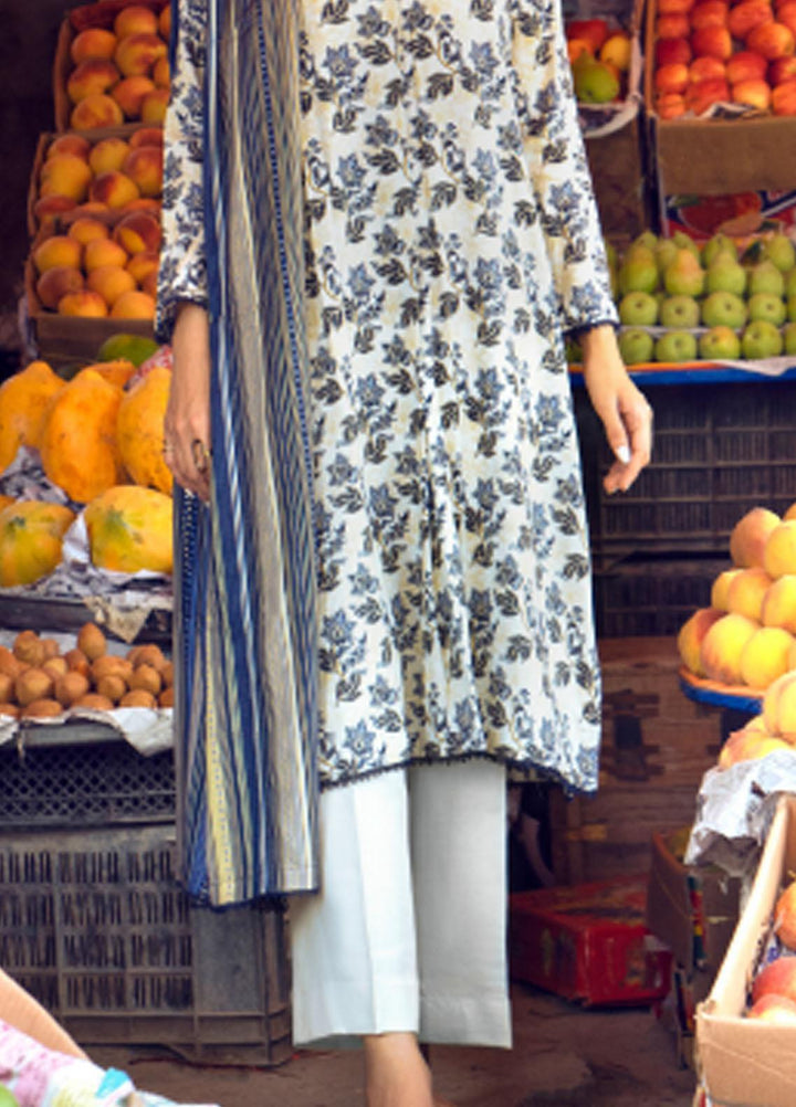 Gul Ahmed Embroidered Linen Suits Unstitched 3 Piece GA23WB LT 32011 A - Winter Collection