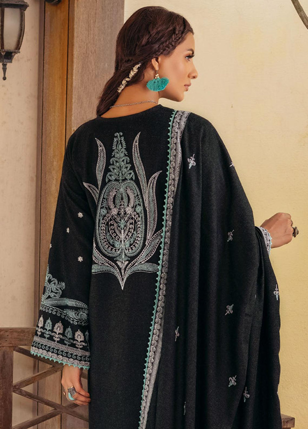 Gul Ahmed Embroidered Linen Suits Unstitched 3 Piece GA23WB RC 32001 - Winter Collection