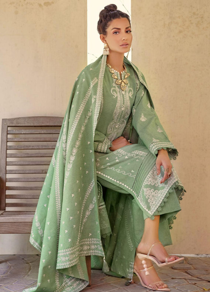 Gul Ahmed Embroidered Linen Suits Unstitched 3 Piece GA23WB RC 32002 - Winter Collection