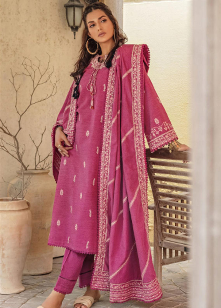 Gul Ahmed Embroidered Linen Suits Unstitched 3 Piece GA23WB RC 32003 - Winter Collection