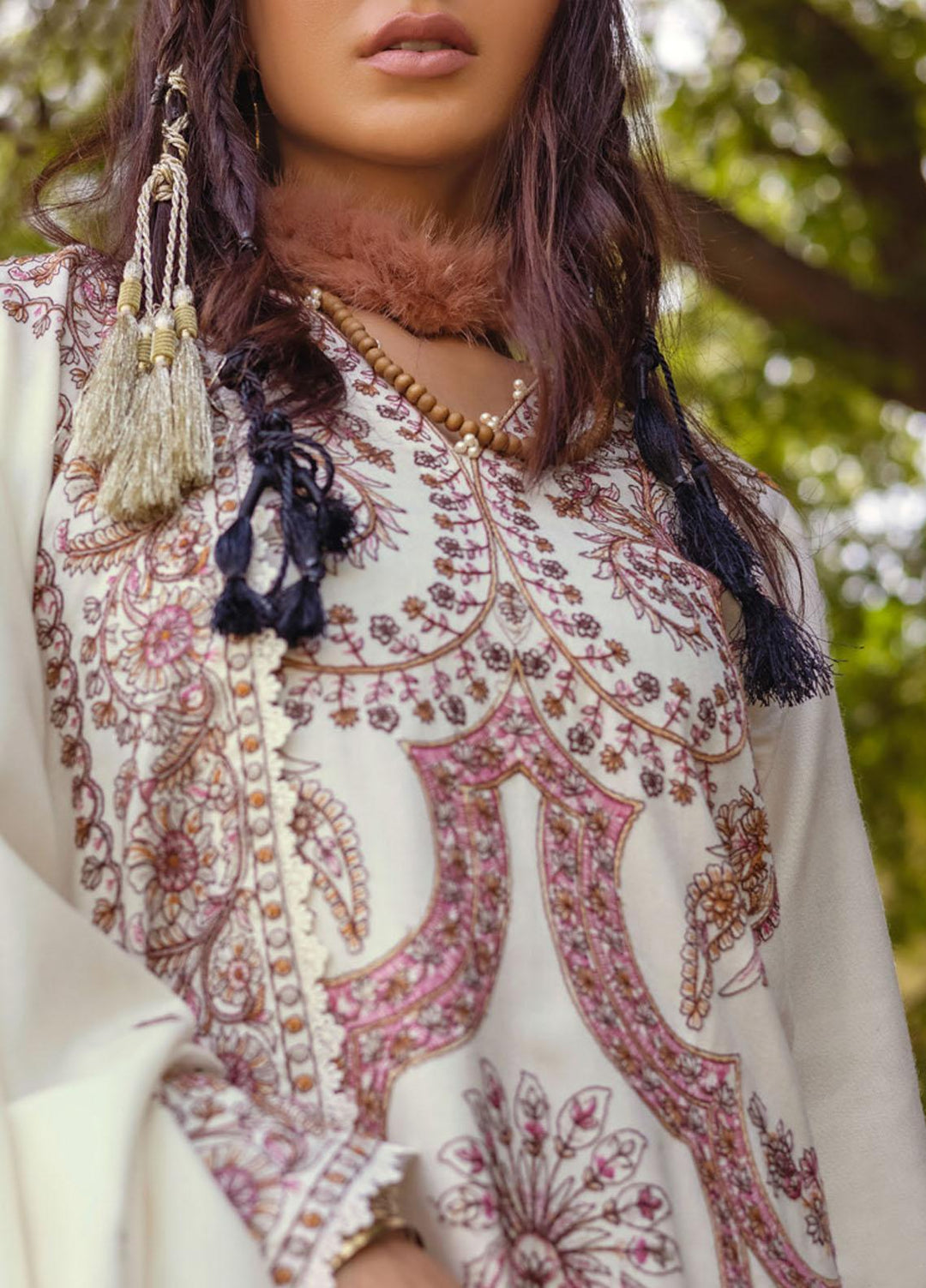 Gul Ahmed Embroidered Pashmina Suits Unstitched 3 Piece GA23WB RC 32009 - Winter Collection