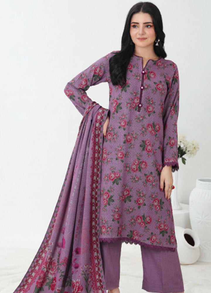 Gul Ahmed Embroidered Dhanak Suits Unstitched 3 Piece GA23WB WNS 32206 A - Winter Collection