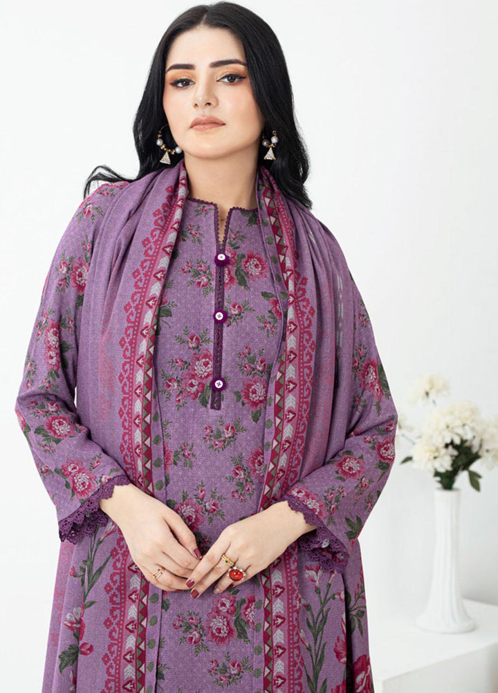 Gul Ahmed Embroidered Dhanak Suits Unstitched 3 Piece GA23WB WNS 32206 A - Winter Collection