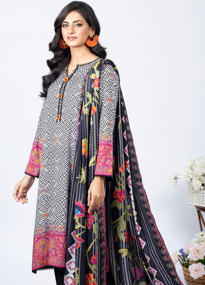 Gul Ahmed Embroidered Linen Suits Unstitched 3 Piece GA23WB WNS 32229 A - Winter Collection