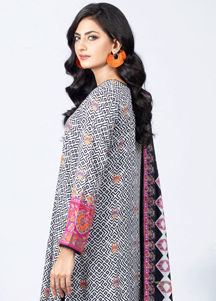 Gul Ahmed Embroidered Linen Suits Unstitched 3 Piece GA23WB WNS 32229 A - Winter Collection