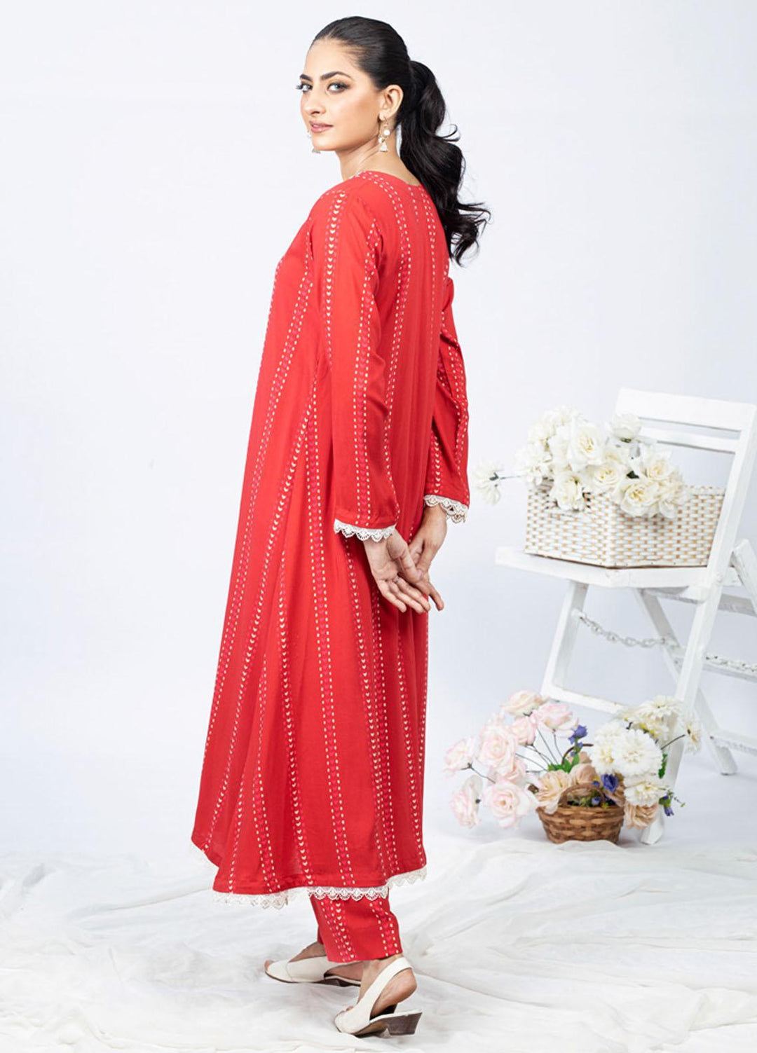 Gul Ahmed Embroidered Linen Suits Unstitched 2 Piece GA23WB WNST 32090 - Winter Collection