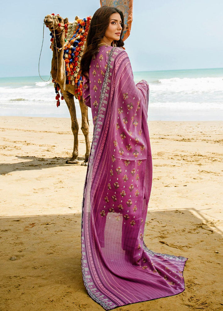 Gul Ahmed Printed Corduroy Suits Unstitched 3 Piece GA23WC CD 32001A - Winter Collection