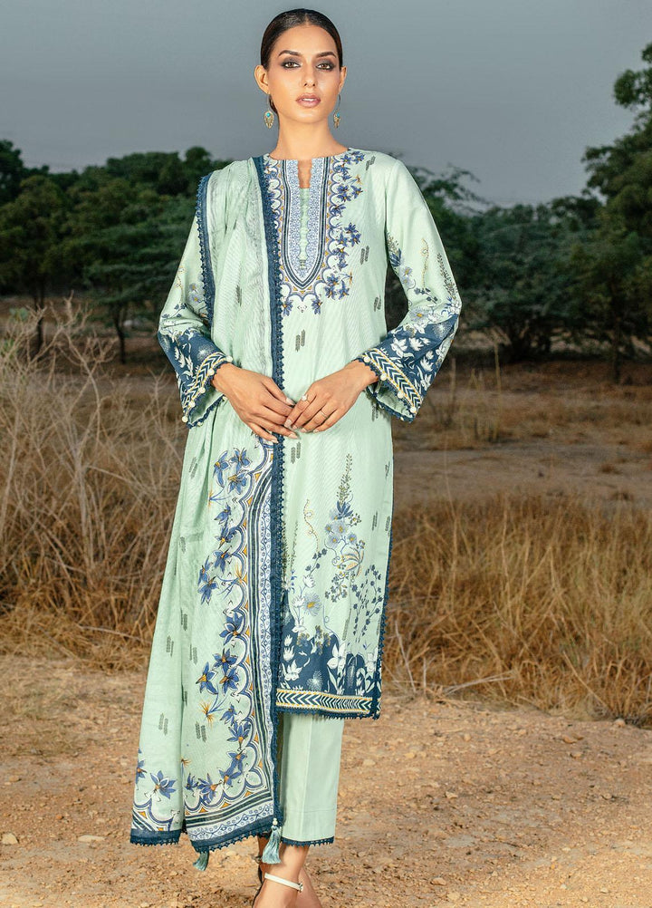 Gul Ahmed Printed Corduroy Suits Unstitched 3 Piece GA23WC CD 32004A - Winter Collection