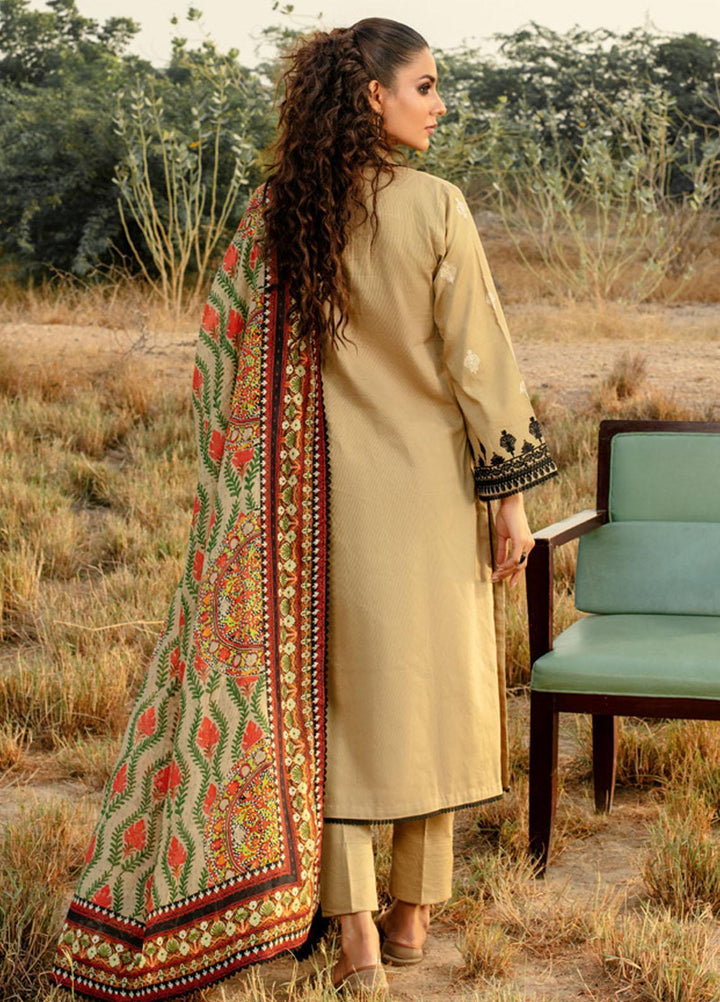 Gul Ahmed Embroidered Corduroy Suits Unstitched 3 Piece GA23WC CD 32005 - Winter Collection