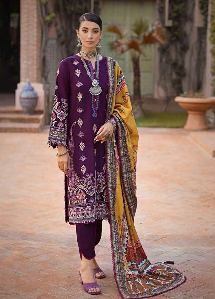 Glamour By Gul Ahmed Fancy Pashmina Suits Unstitched 3 Piece GA23WG AP-32049 - Winter Collection