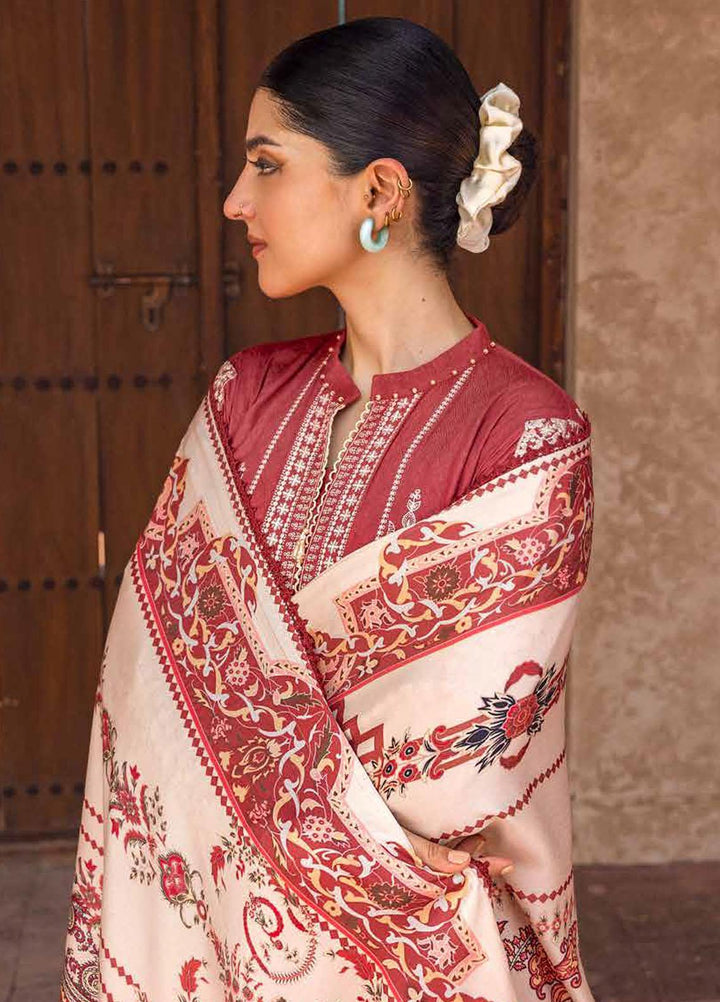 Glamour By Gul Ahmed Fancy Pashmina Suits Unstitched 3 Piece GA23WG AP-32052 - Winter Collection
