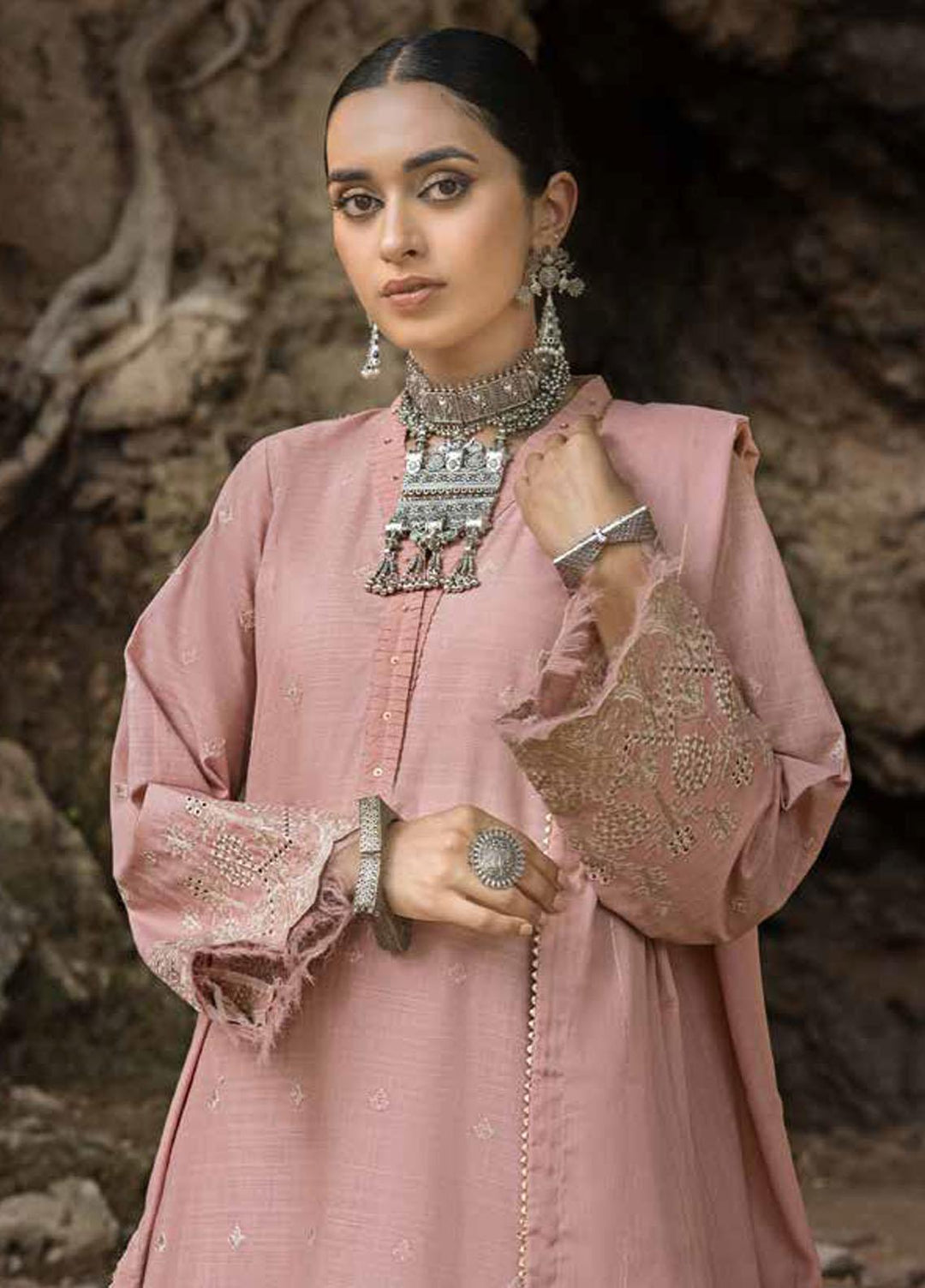 Glamour By Gul Ahmed Fancy Pashmina Suits Unstitched 3 Piece GA23WG AP-32078 - Winter Collection