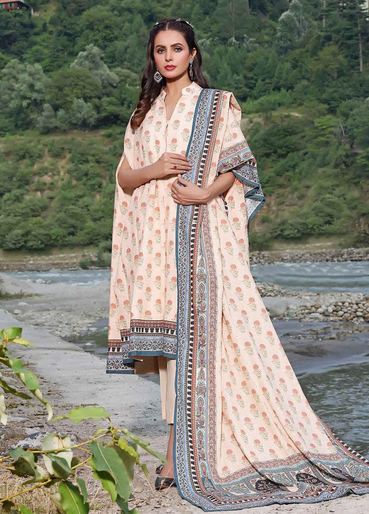 Glamour By Gul Ahmed Printed Karandi Suits Unstitched 3 Piece GA23WG AY-32008 - Winter Collection