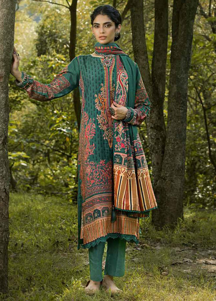 Glamour By Gul Ahmed Fancy Karandi Suits Unstitched 3 Piece GA23WG AY-32010 - Winter Collection