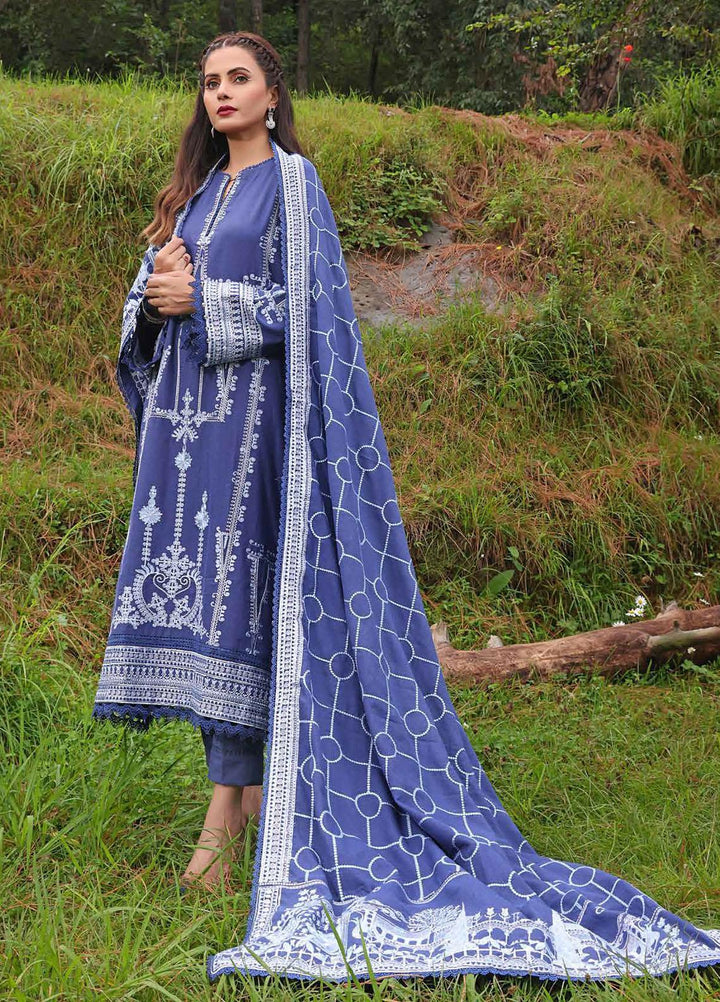 Glamour By Gul Ahmed Fancy Dhanak Suits Unstitched 3 Piece GA23WG DH-32001 - Winter Collection