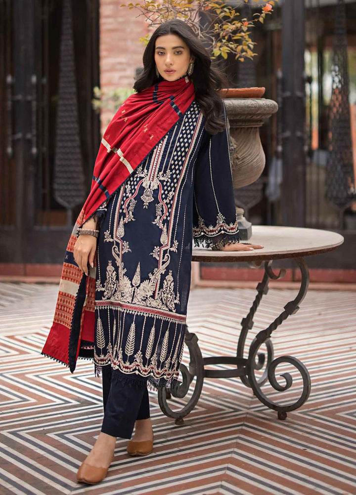 Glamour By Gul Ahmed Fancy Jacquard Suits Unstitched 3 Piece GA23WG MJ-32059 - Winter Collection