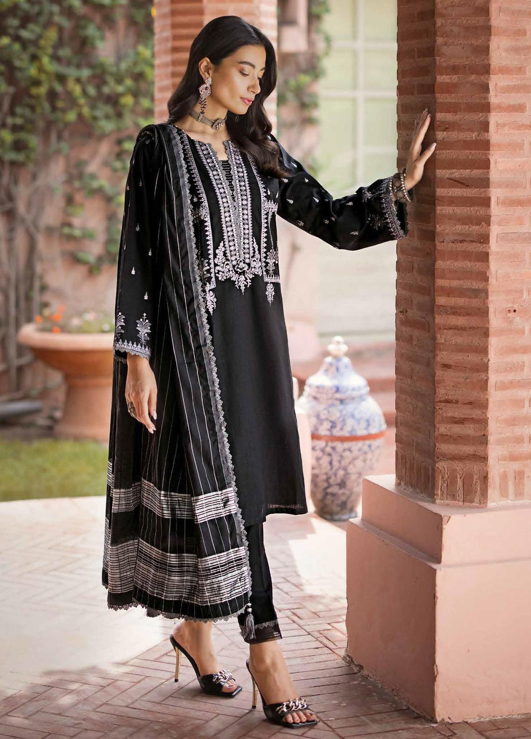 Glamour By Gul Ahmed Fancy Woven Suits Unstitched 3 Piece GA23WG MJ-32066 - Winter Collection