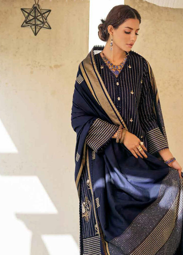 Glamour By Gul Ahmed Fancy Jacquard Suits Unstitched 3 Piece GA23WG MJ-32076 - Winter Collection